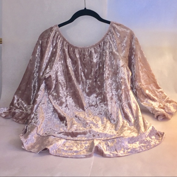 Zac & Rachel Pink Velvety Top - Picture 4 of 8